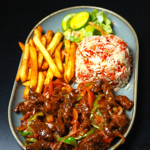 Crispy chili beef